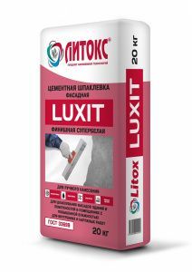 Шпатлевка фасадная белая Литокс LUXIT 20 кг (60)